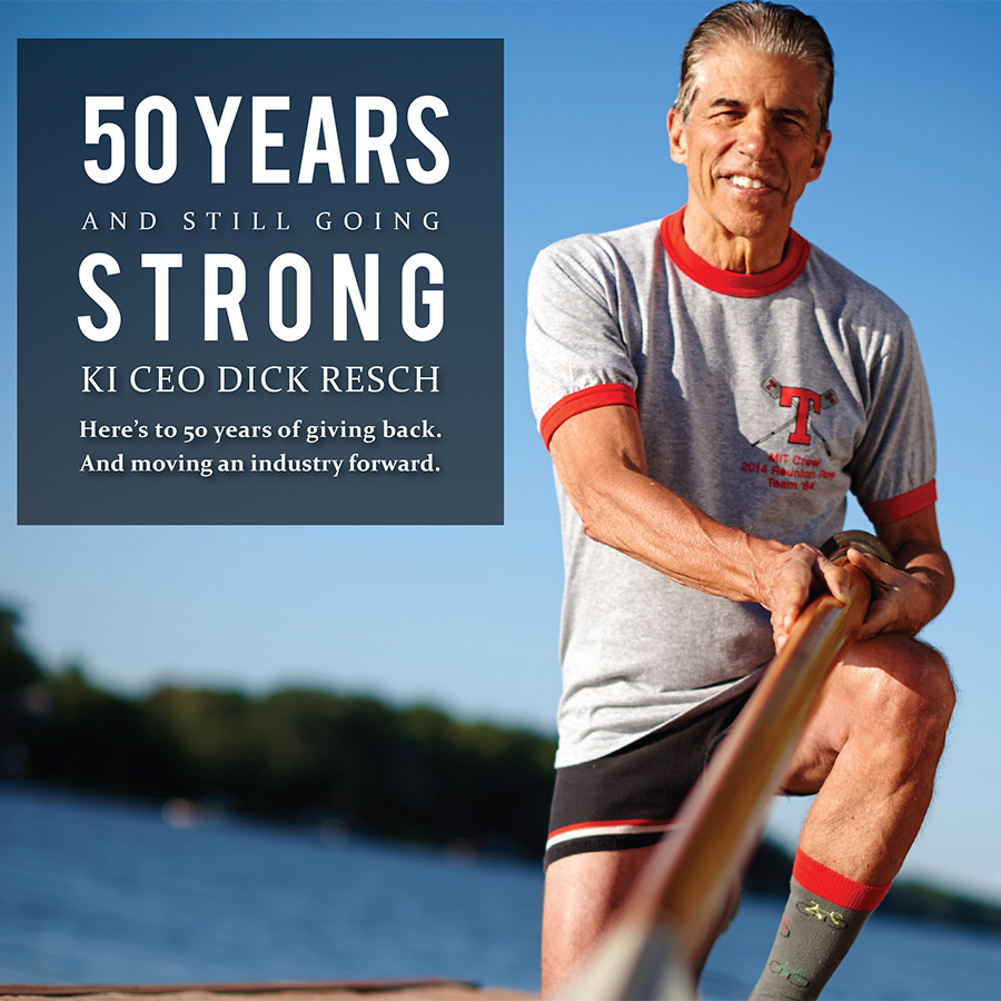 Dick Resch celebrates his 50th Anniversary with KI.